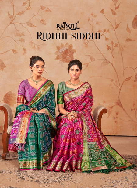 Ridhhi-Siddhi By Rajpath Patola Silk Ocassion Sarees Exporters In India